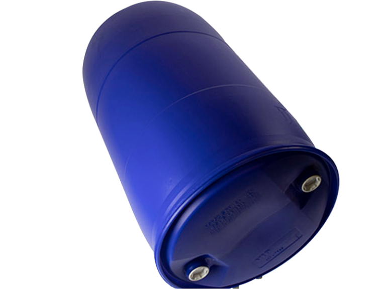 DRUM 220L BLUE DG MAUSER brand, sealed lid, bungs incl'd