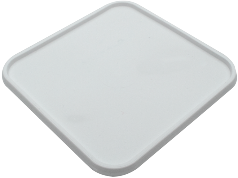 LID WHT SQ Ice Cream 2L