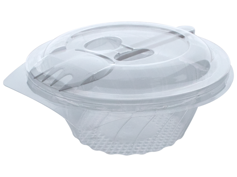 TUB Salad bowl Hinged Small (Single serve with fork)