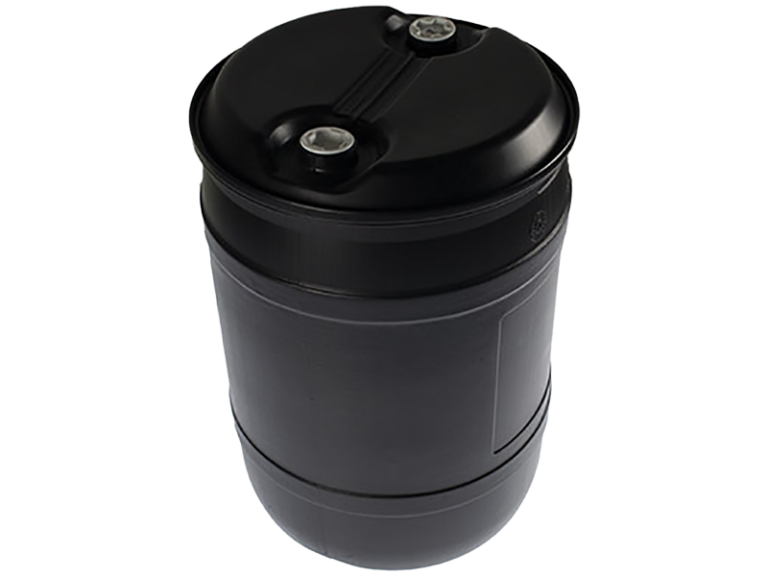 DRUM 100L BLK DG CLOSED HEAD (Locking Ring)