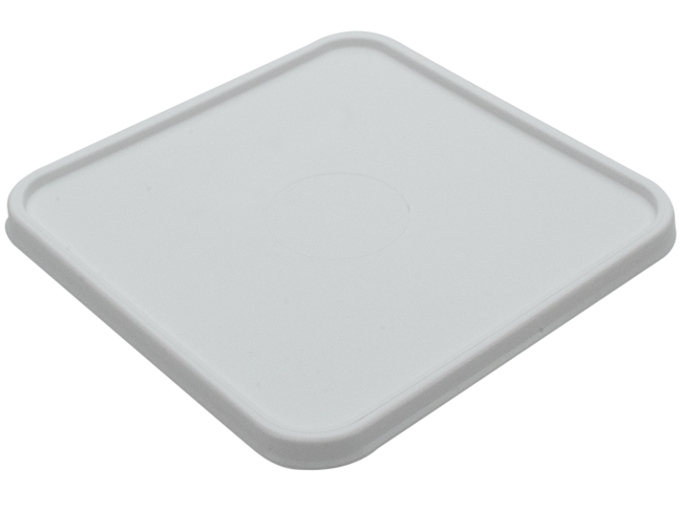 LID SQ WHT Ice Cream 1L