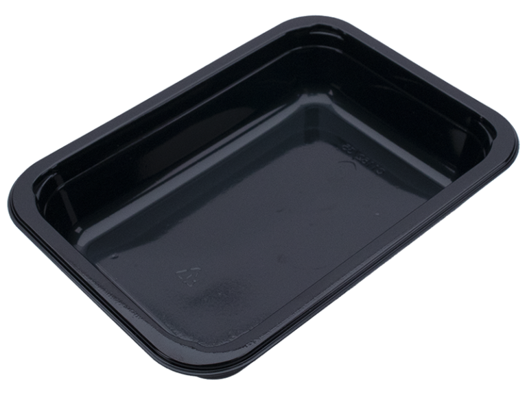 TRAY Ready Meal Standard 1182/36 Rectangle BLK