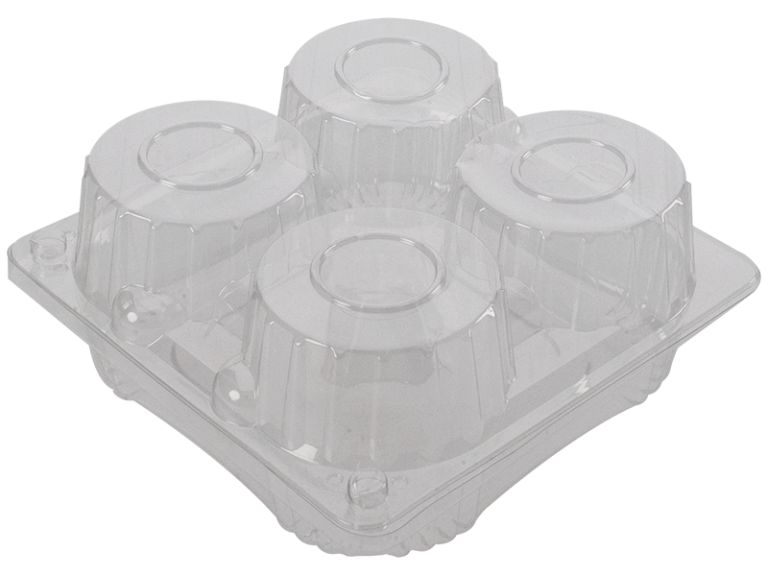 CLAMSHELL 4 PK MUFFIN